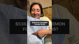 $536.91 OF LULULEMON FOR ONLY $6.38