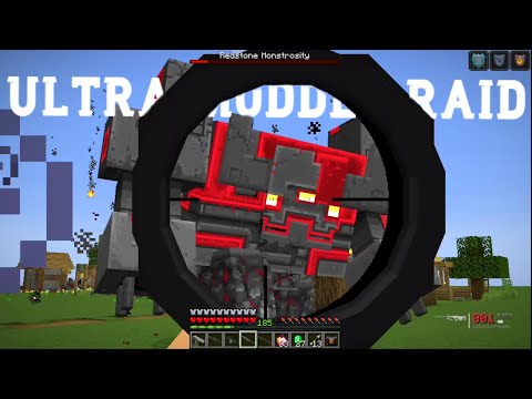 Minecraft Ultra Modded Raid vs Modern Weapons