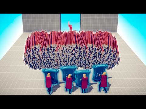 4x MIRROR SHIELD vs EVERY GOD - TABS | Totally Accurate Battle Simulator 2023