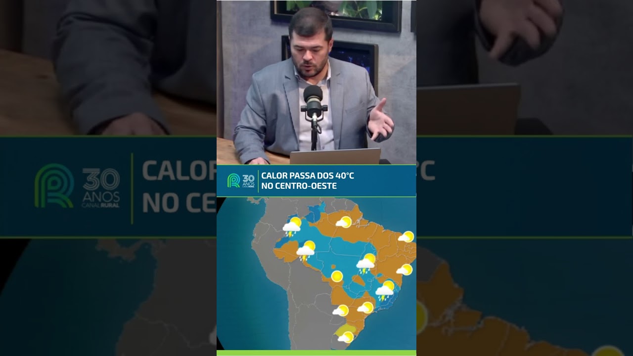 Calor passa dos 40°C no Centro-Oeste | Previsão do tempo