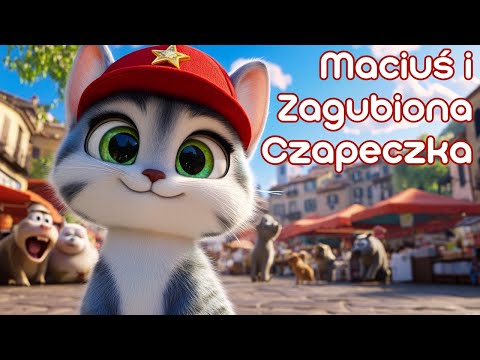 Kotek Maciuś i Zagubiona Czapeczka 😺 | Bajka dla dzieci na dobranoc 🌙