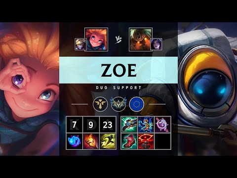 Zoe Support vs Nautilus - EUW Challenger Patch 25.13