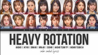 Download lagu WRD48 - Heavy Rotation | color coded lyrics mp3