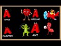 Letter A Songs Apple Ant Airplane Alligator Learn Letter A Happy Pepi Kids Tv