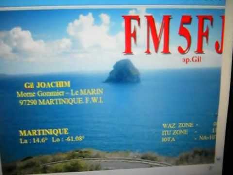 FM5FJ - Gil Joachim - MARTINIQUE - 10:40 utc -  23-Feb-2013 - 20 meters band