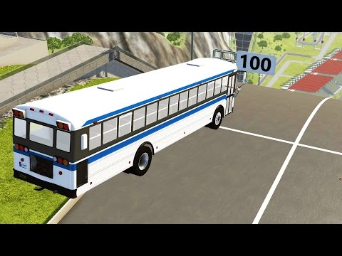 Car Jump Arena Bus Jump - BeamNG.drive