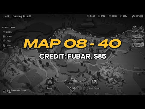 Campaign map 8-40 in Warpath v9.30