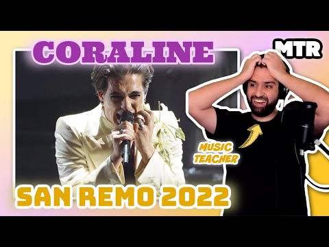 Maneskin - Coraline Live At San Remo Reaction (Reactionalysis) - Music Teacher Analysis of Måneskin