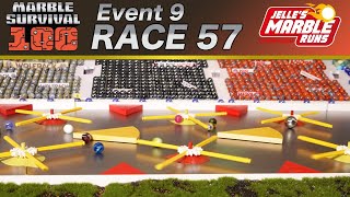 Marble Race: Marble Survival 100 - Race 57 NEW COURSE