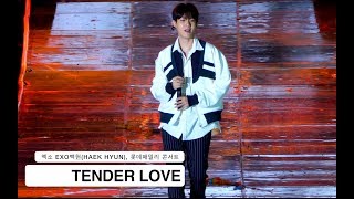 엑소 EXO 백현(BAEK HYUN)[4K 직캠]TENDER LOVE,롯데패밀리 콘서트@170915 락뮤직
