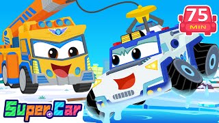 Download lagu Friend Guard Patrol 🤝 | Brave Buddy Defense | Rescue Cartoons & Kids Cartoons | SuperCar mp3