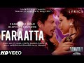 Faraatta LYRICS Jawan Shah Rukh Khan Nayanthara Atlee Anirudh Arijit S Jonita G Badshah