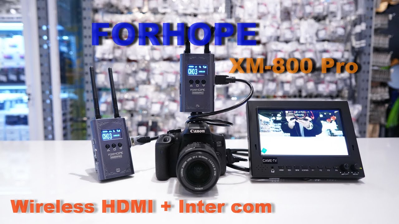 รีวิว WIRELESS FORHOPE XM-800 PRO