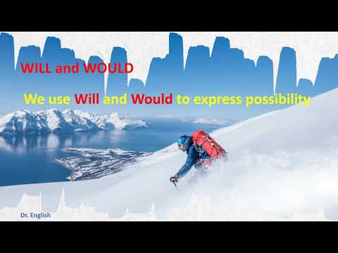 EXPRESSING POSSIBILITY | MODAL VERBS | WILL WOULD CAN COULD