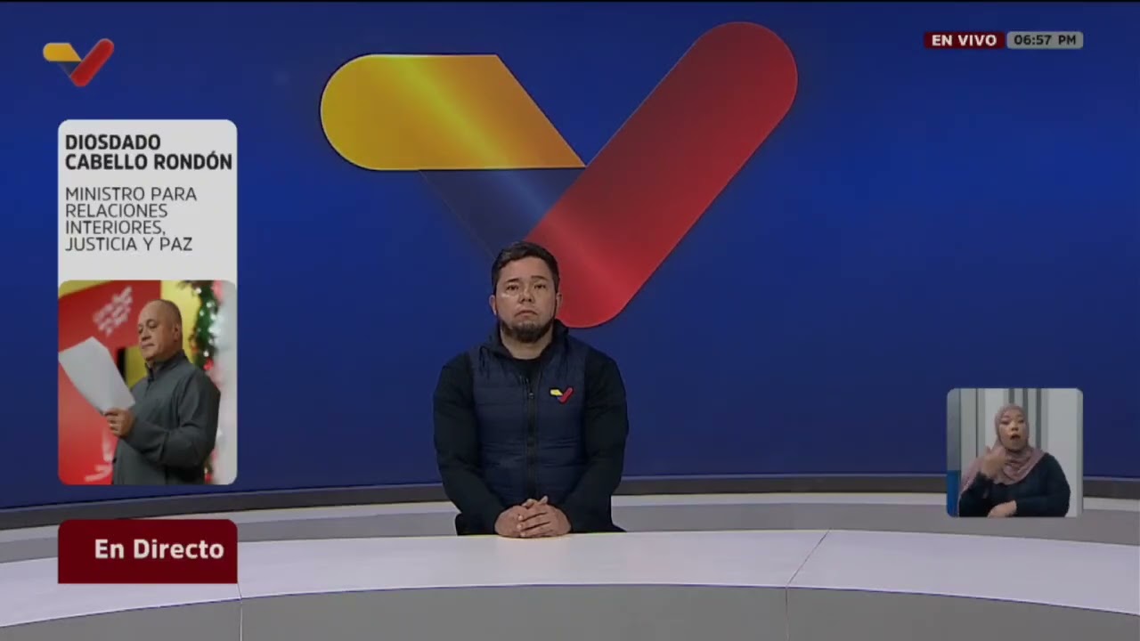 Diosdado Cabello sobre Sismo de magnitud 7,1 en Venezuela