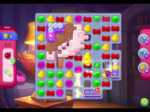 HomeScapes Level 7656 no boosters (16 moves)