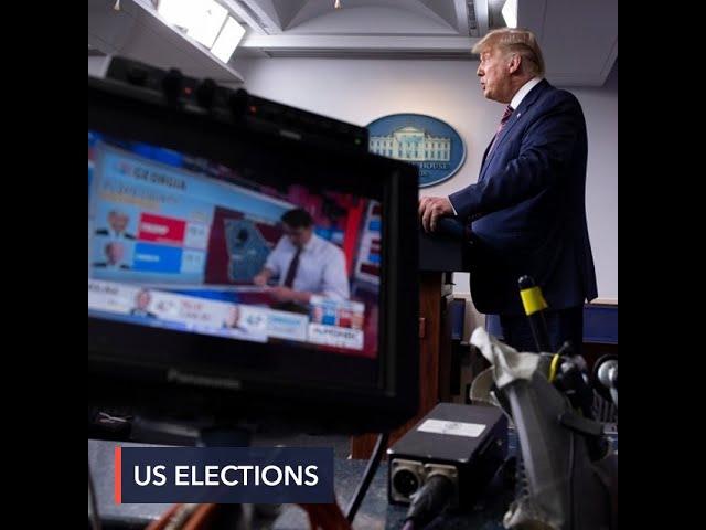 US media cut away from Trump’s false election fraud claims on live TV