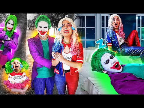O CORINGA ABANDONOU SUA FILHA BEBE RECEM NASCIDA A ARLEQUINA FOI NA FESTA, A IRMÃ DO CORINGA CHEGOU!