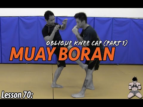 Lesson 70: Muay Boran Oblique Snap Kick (knee cap part 1)