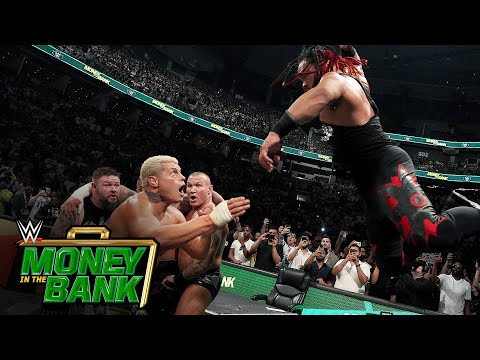Cody Rhodes, Kevin Owens & Randy Orton vs. The Bloodline: Money in the Bank 2024 highlights