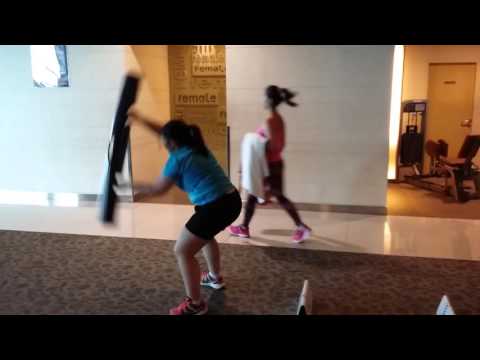 Personal Training session with ViPR client OMY