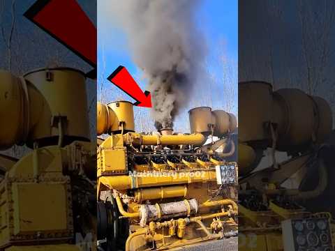 Amazing cold Startup & Horror Engine Sound #ytshort #dieselengine #viral