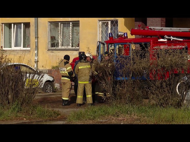 В общежитии сгорела комната