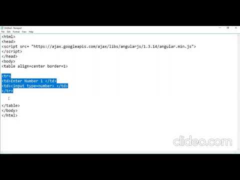 Calculator Example By Using Angularjs