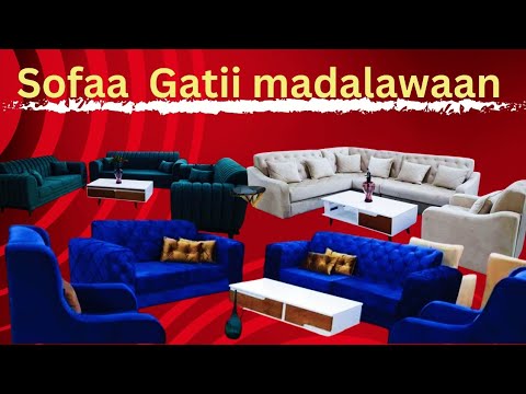 Gatii sofaa//Sofaa fi meeshalee mana keessaa