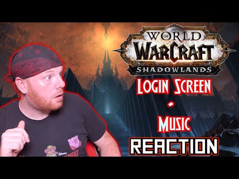 Krimson KB Reacts: World of Warcraft: Shadowlands Login Screen Music - Through the Roof of the World