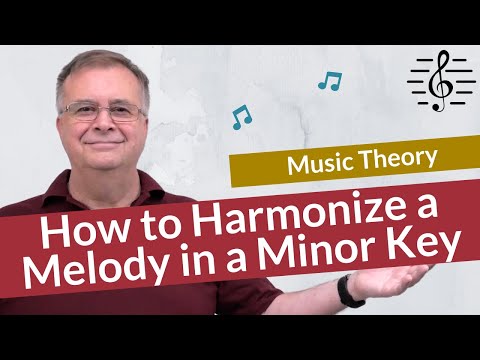 How to Harmonize a Melody in a Minor Key - Music Theory