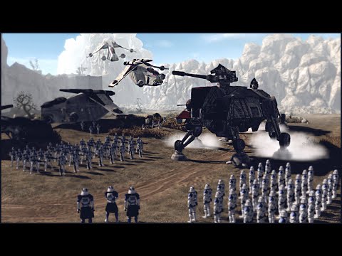 CLONE FORCES DEPLOY ON BALMORRA - Star Wars: Galaxy at War Mod Gameplay