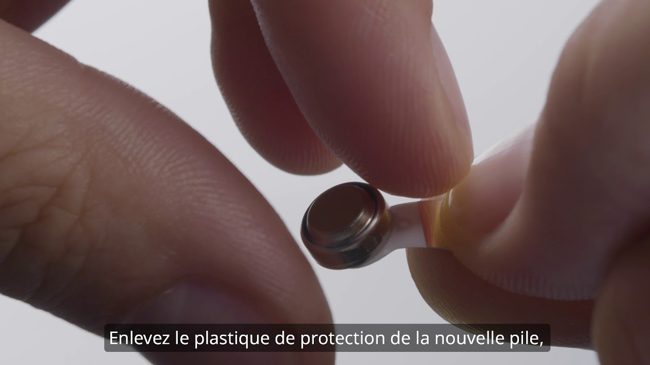 Comment changer vos piles pour appareil auditif contour d'oreille ou mini-contour