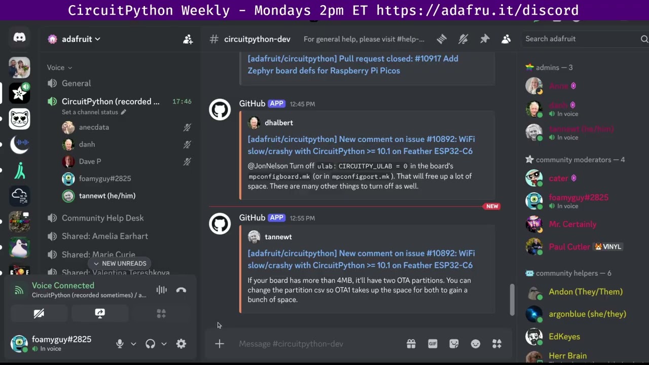CircuitPython Weekly Meeting for April 6, 2026 @circuitpython #circuitpython #adafruit