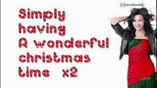 Demi Lovato- Wonderful Christmas Time With Lyrics