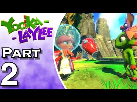 Yooka-Laylee - Gameplay - Walkthrough - Let's Play - PS4 - Part 2