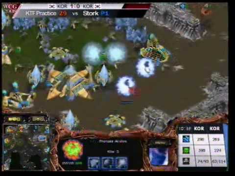 WCG 2008 Grand Final StarCraft Final Round 2 Stork vs Luxury