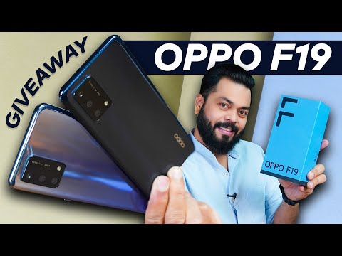 OPPO F19 Unboxing And First Impressions | Giveaway ⚡ 33W Flash Charge, AMOLED,5000mAh Battery & More