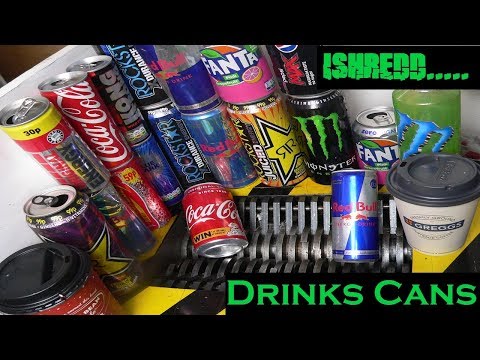 iSHREDD shredding aluminium cans