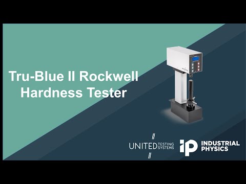 Video do Durômetro Rockwell Tru-Blue II