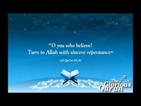 Khutba: Sincere Repentance to Allah (SWT)