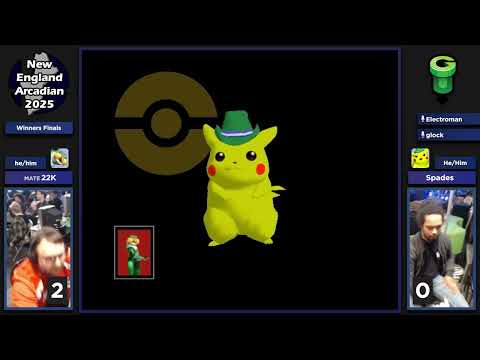 NE Melee Arcadian 2025 - MATE | 22K (Sheik) vs. Spades (Pikachu) - SSBM WF