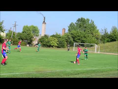 Dąb Dąbrowa Białostocka - Warmia Grajewo 0:3. Fragmenty meczu