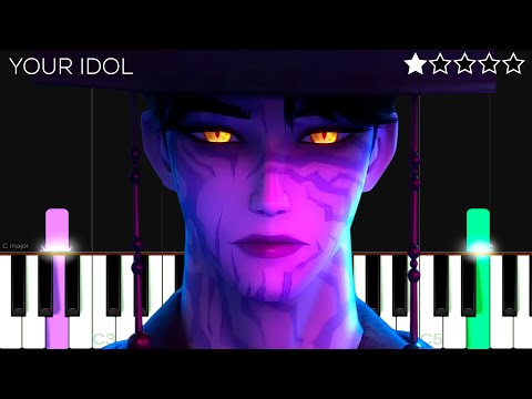 Your Idol - Kpop Demon Hunters - Saja Boys | EASY Piano Tutorial