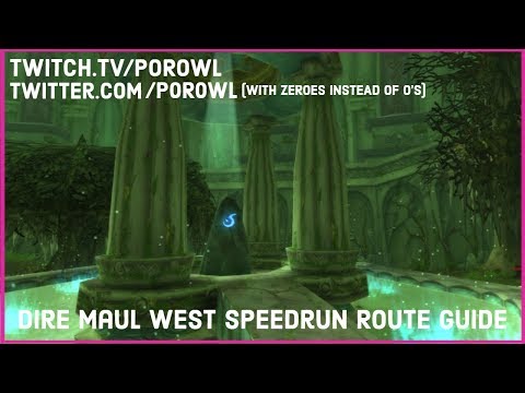 WoW Gold Farm | Dire Maul West Transmog Speedrun Route Guide