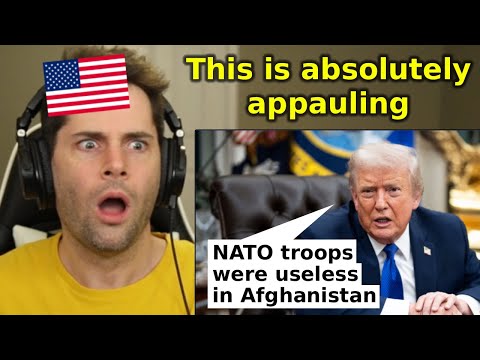 American Reacts to Trump Disrespecting NATO Troops that Fought in Afghanistan