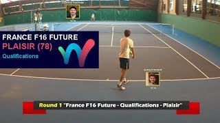 preview picture of video 'Christophe (5/6) vs Gauthier (-4/6) - Qualifs Future Plaisir - Match - 13/09/2014'