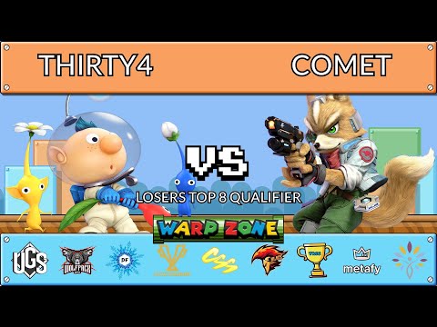 Warp Zone - Losers Top 8 Qualifier - thirty4(Olimar) Vs. Comet(Fox)