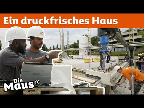 Haus aus dem 3D-Drucker | DieMaus | WDR