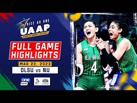 DLSU vs. NU round 1 highlights | UAAP Season 85 Women's Volleyball - Mar. 22, 2023